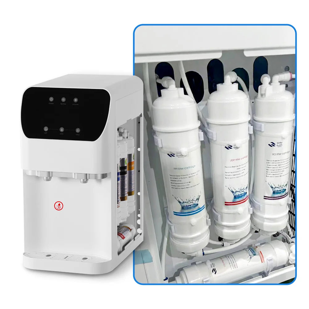 Wholesale Hot Electric Power Water Dispenser Tap-Water Filtration Customizable Electronic Refrigerated Water Dispenser