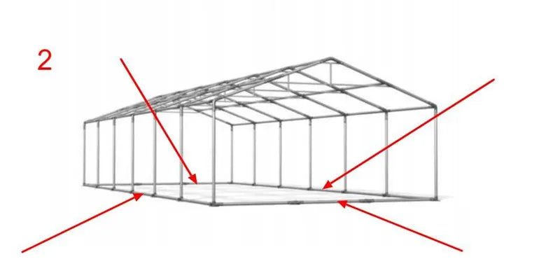 20' X 40' Upgraded Galvanized Heavy Duty PVC Party Tent Canopy Shelter with Removable Window Walls PVC Wedding Tent