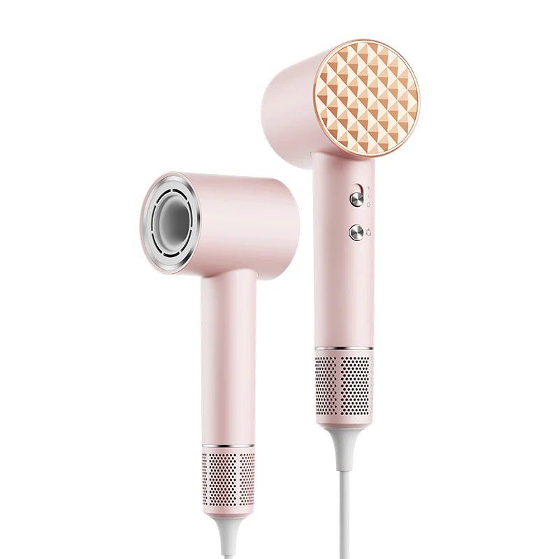 Electric Wall Mounted Hair Dryer Home Hotel Use LCD Temperature Control Plastic Concentrator Nozzle Convenience Outdoor