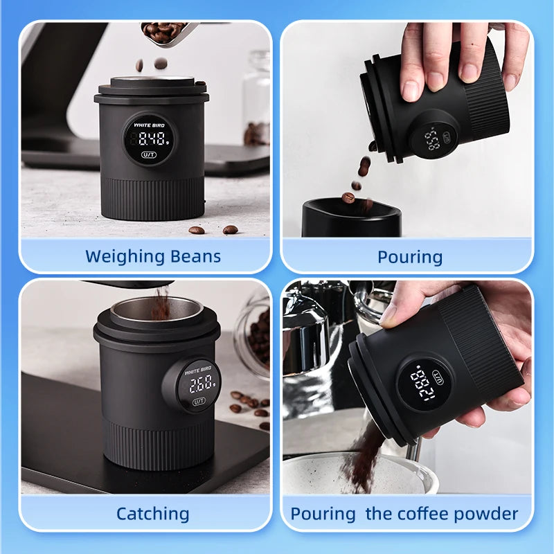 2025 Industry's First 2-in-1 Type-C Charging Multi-function Cooking Coffe Scale Digital Hand-Held Coffee Dosing Cup Scale
