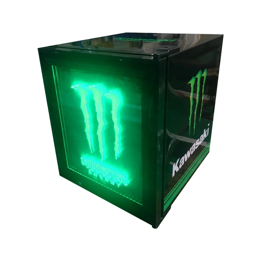Mini Stainless Steel Fridge Cooler Portable Electric Home Refrigerator for Beverage Storage Compact Home Appliance