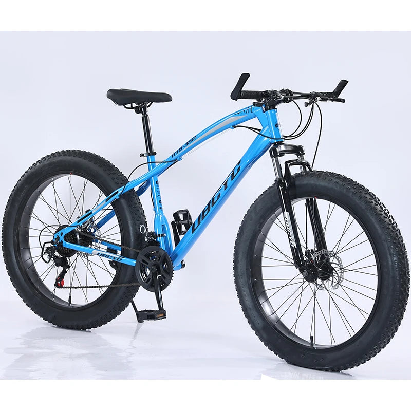 Factory 26 Inch Fat Bike 4.0 Fat Tire 6061 Alloy Mountain Bike 9Speed Beach Cycling Cycle MTB Fatbike Snow Bicycle Bicicletas